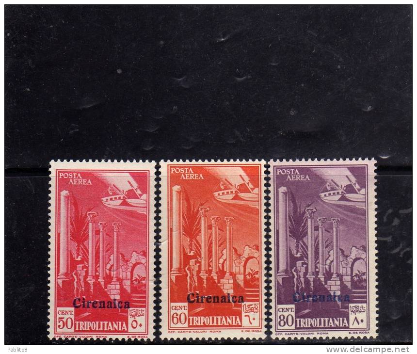 CIRENAICA 1932 AEREA SERIE COMPLETA MNH - Cirenaica