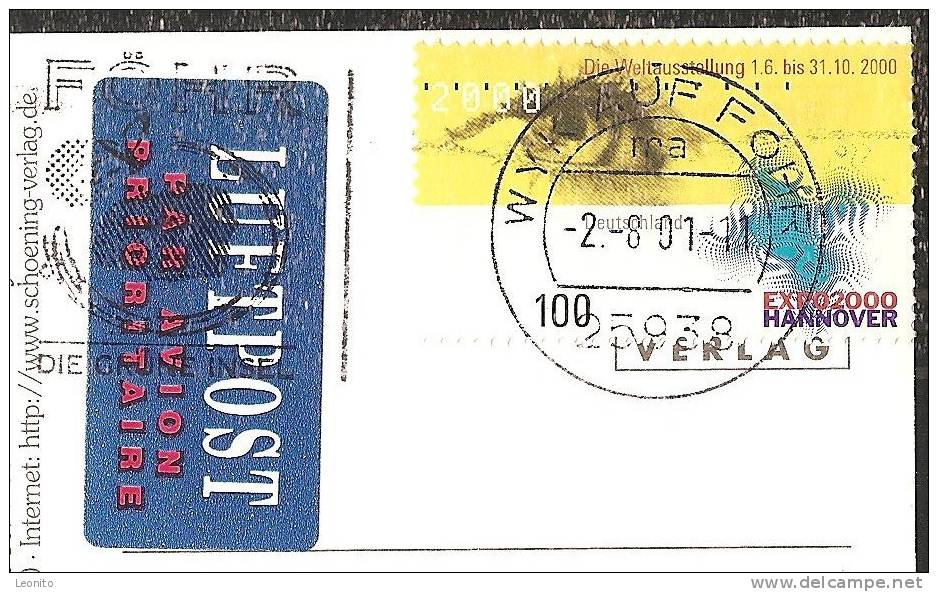 WYK Auf Föhr Briefmarke EXPO 2000 Weltausstellung Hannover - Föhr