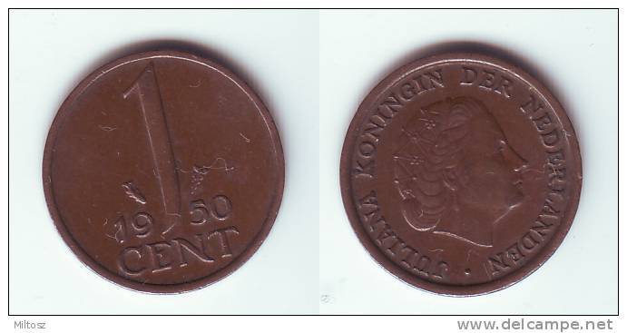 Netherlands 1 Cent 1950 - 1948-1980 : Juliana