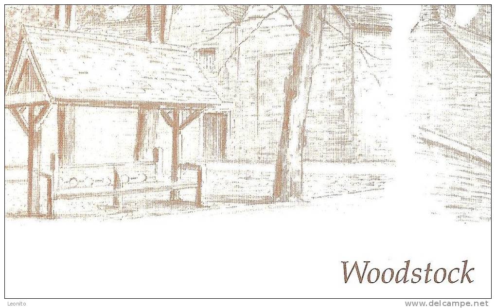 Woodstock Oxfordshire (big Card 12 X 17 Cm) - Other & Unclassified