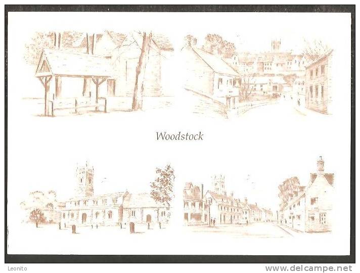 Woodstock Oxfordshire (big Card 12 X 17 Cm) - Other & Unclassified
