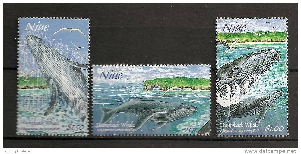 Niue 1997 N° 666 / 8 ** Faune, Baleines à Bosses - Niue