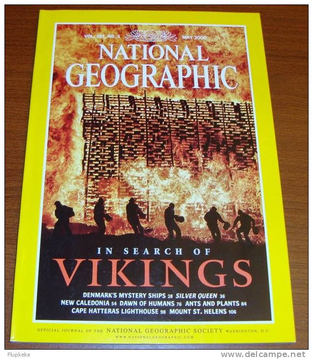 National Geographic U.S. May 2000 In Search Of Vikings Mount St. Helens - Travel/ Exploration