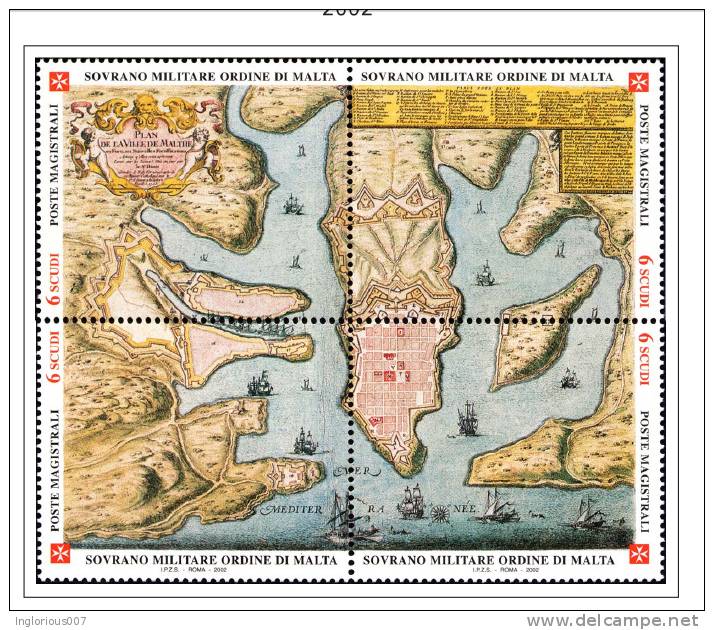 MALTA SOM STAMP ALBUM PAGES 1966-2008 (188 color pages)