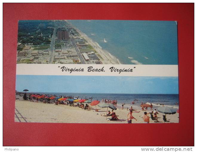 - Virginia > Virginia Beach Aerial View 1962 Cancel-   =====   =========ref 317 - Virginia Beach