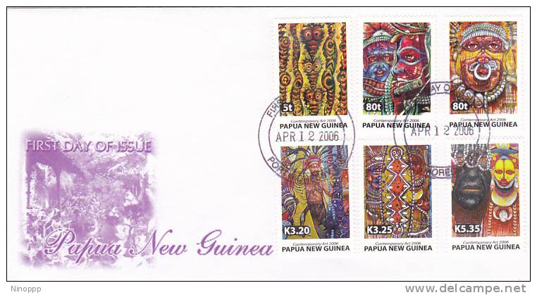 Papua New Guinea -2006 Art FDC - Papouasie-Nouvelle-Guinée