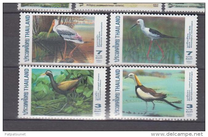 Thailande YV 1773A/D N 1997 Oiseaux Aquatiques - Cigognes & échassiers