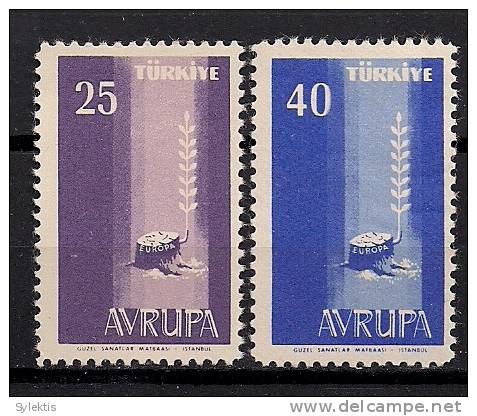 TURKEY EUROPA CEPT 1958 SET MNH** - Neufs