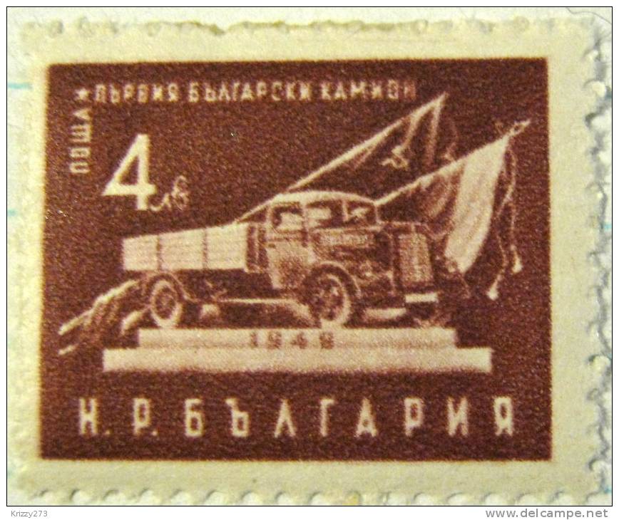 Bulgaria 1951 Truck 4l - Mint Hinged - Used Stamps