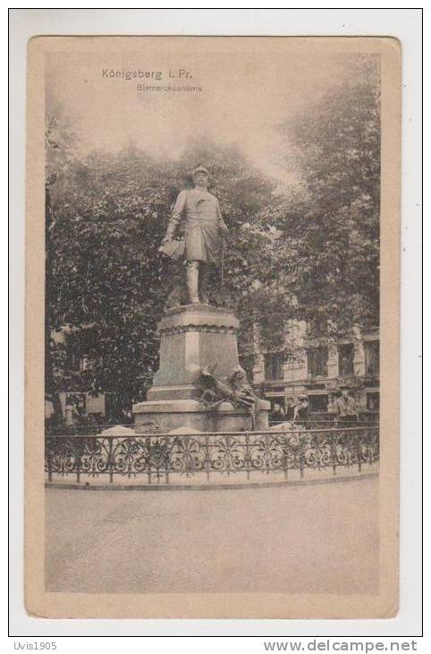 KÖNIGSBERG.Bismarcdenkmal. - Ostpreussen