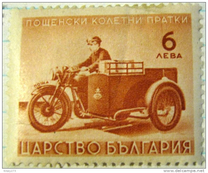 Bulgaria 1941 Motorcycle Combination Parcel Stamp 6l - Mint Hinged - Nuovi