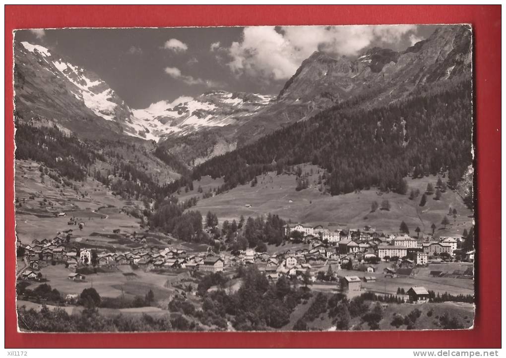 B1150 Leukerbad Loèche-les-Bains.Circulé En 1960,timbre Manque.Gyger 14754 - Loèche