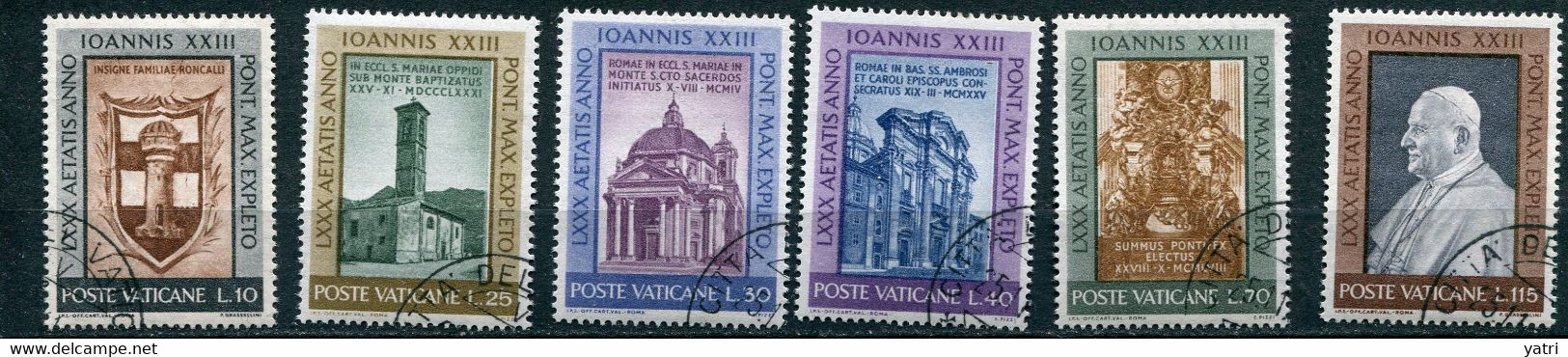 Vaticano - 1961 - 80° Genetliaco Di Papa Giovanni XXIII - Oblitérés