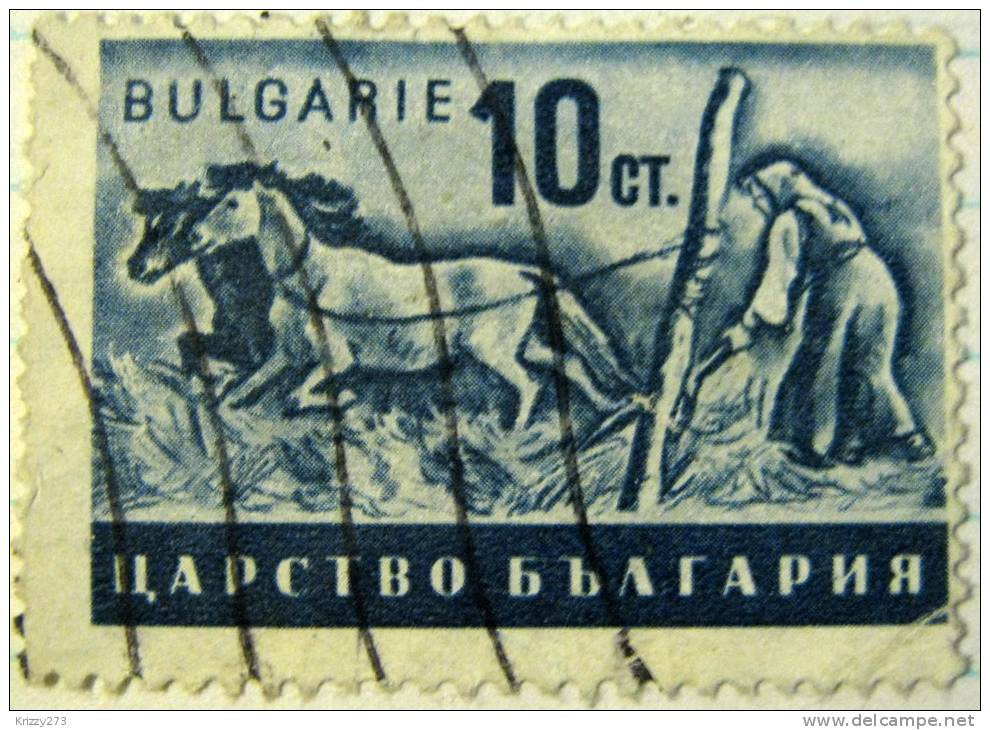 Bulgaria 1940 Threshing 10s - Used - Gebraucht