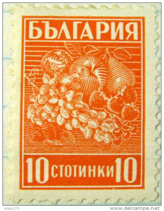 Bulgaria 1940 Fruits 10s - Mint Hinged - Neufs