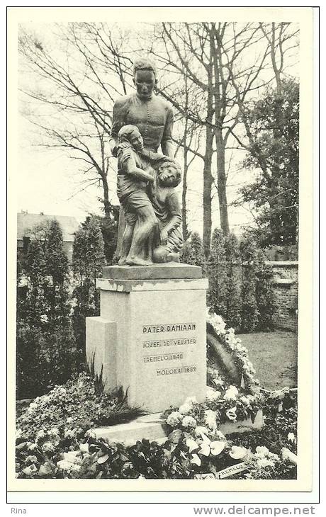 TremeloMonument Pater Damiaan Beeldhouwer;jan Boets Tremelo - Tremelo