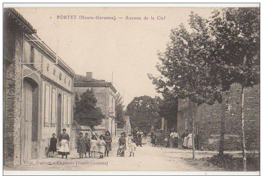 CPA 31 PORTET Avenue De La Clef Animation 1913 - Altri & Non Classificati