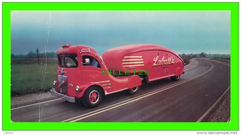 CAMION WHITE WA 122, 1948 - BRASSERIE LABATT, QUÉBEC  - - Transporter & LKW