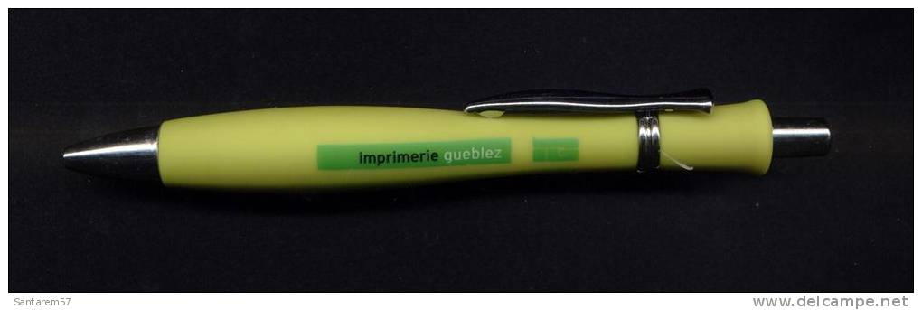 Stylo Pen Esferográfica Imprimerie GUEBLEZ FRANCE - Pens