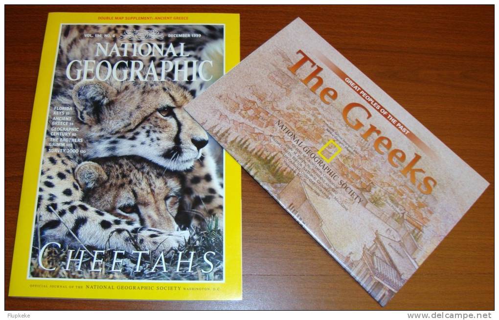 National Geographic U.S. December 1999 With Map The Greeks Cheetahs Florida Keys Ancient Greece - Voyage/ Exploration