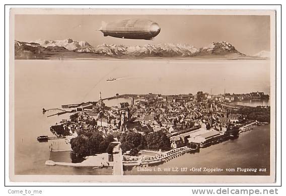 LZ 127, Graf Zeppelin Vom Flugzeug Aus  (c1015) - Airships