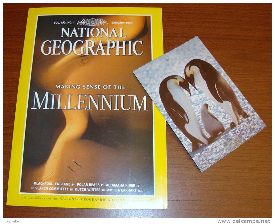 National Geographic U.S. January 1998 Making Sense Of The Millenium Blackpool England Polar Bears Altamaha River - Reisen