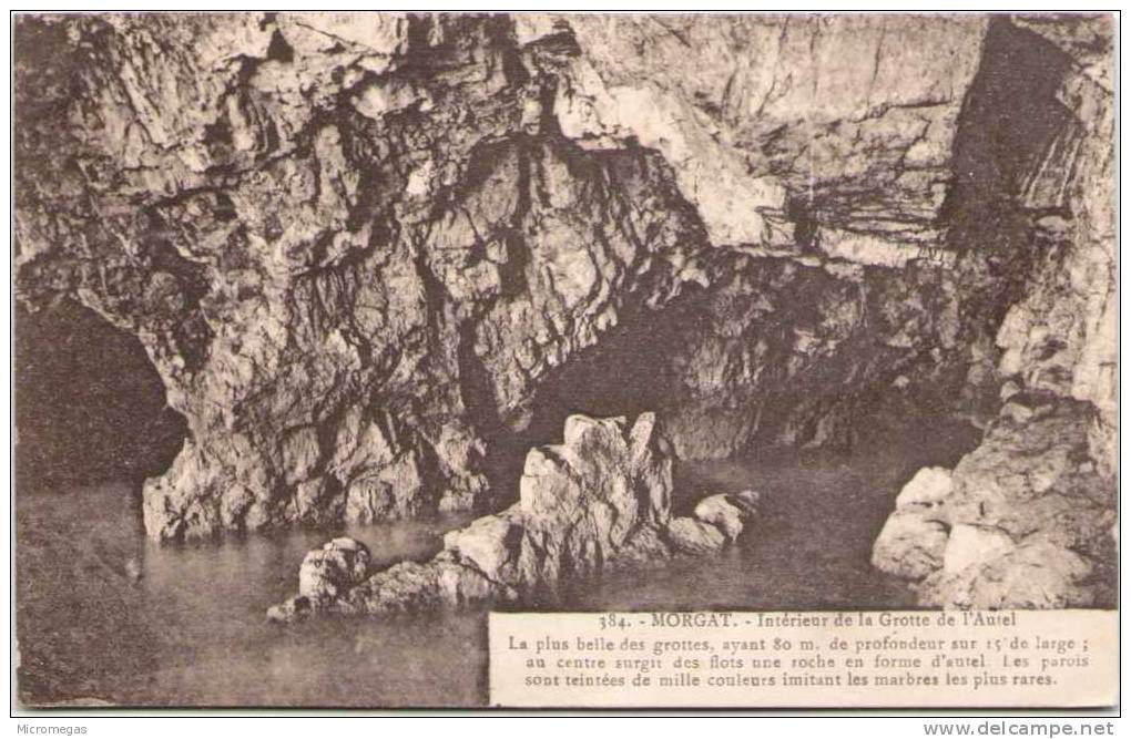 MORGAT - Intérieur De La Grotte De L'Autel - Morgat