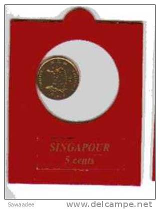 PIECE - SINGAPOUR - 5 CENTS - 1995 - Singapur