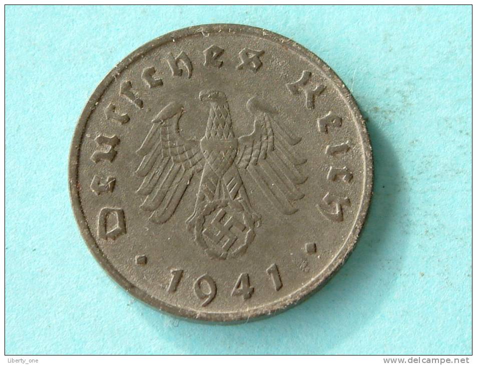 1941 F - 10 REICHSPFENNIG / KM 101 ( Uncleaned - For Grade, Please See Photo ) ! - 10 Reichspfennig