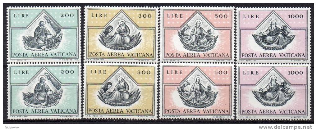 Vatican - Poste Aérienne - 1971 - Yvert N° 55 à 58 ** - Luftpost