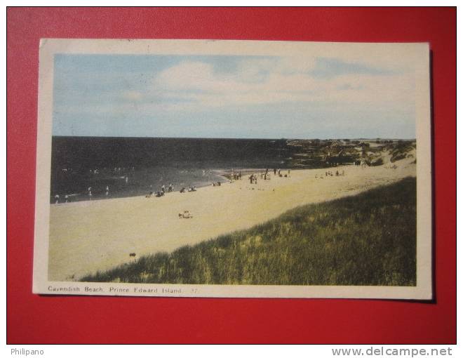 Canada > Prince Edward Island Cavandish Beach   Cancel Mailed TO USA= Ref 319 - Other & Unclassified