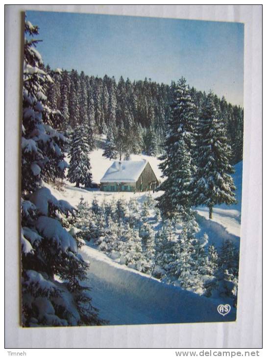 N°336. Chalets Sous La Neige - IMAGES DE NOS MONTAGNES EN HIVER - Sapins Enneigés - AS Editions De L Est - - Franche-Comté