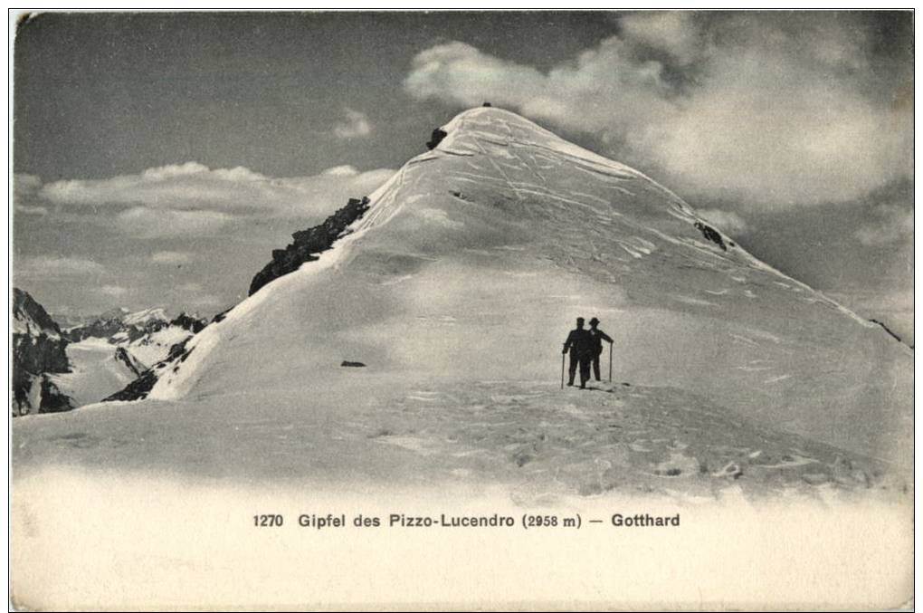 Gipfel Des Pizzo Lucendro - Gotthard - Otros & Sin Clasificación