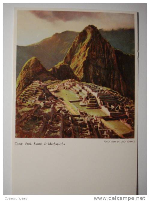 503  MACHUPICCHU PERU POSTCARD   OTHERS IN MY STORE - Ecuador