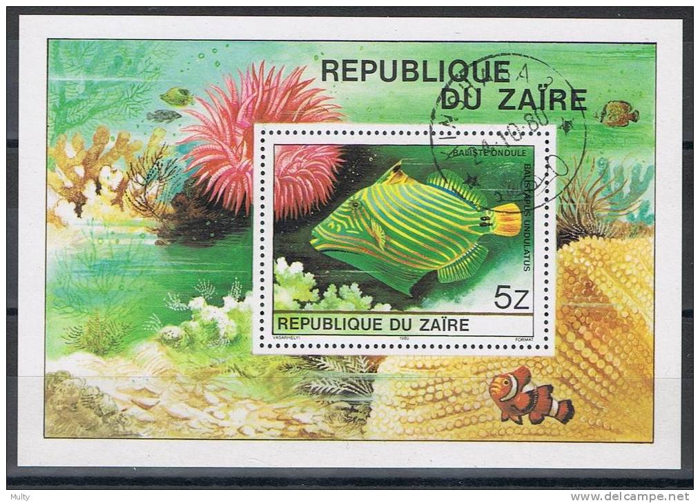 Zaire OCB Blok 45 (0) - Used Stamps