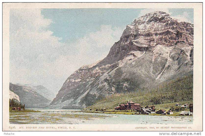 Vintage - Field British Columbia B.C. - Mt. Stephen Hotel - Unused - 2 Scans - Simple Back - 2 Scans - Banff