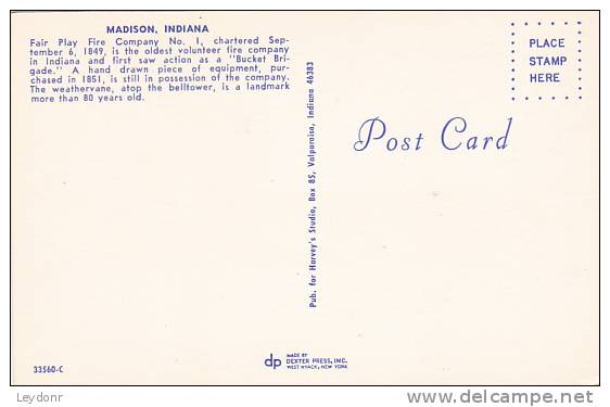 Madison, Indiana, Fair Play Fire Company No. 1 - Otros & Sin Clasificación