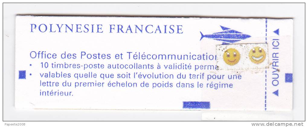 Polynésie Française / Tahiti - Reine Pomaré / 1996 - Carnet De 10 Timbres - Neufs - Unused Stamps