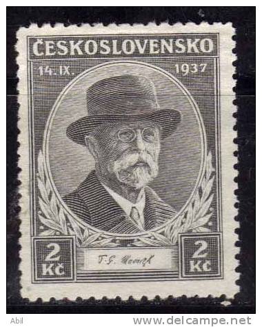 Tchécoslovaquie 1937 N°Y.T. ;  332 Sans Gomme - Ungebraucht