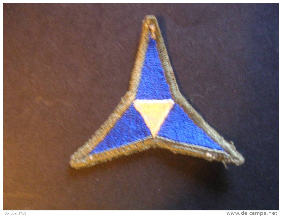 Insigne Tissu Américain American Militaria - Gi´s Shoulder Patch US WW2 39-45 WWII - 3rd Army Corps - Stoffabzeichen