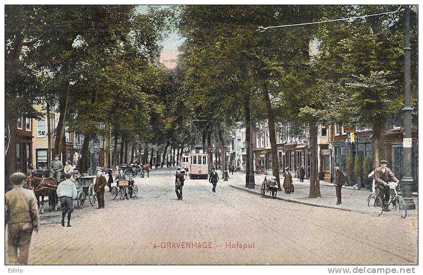 GRAVENHAGE Hofspui - DEN Haag - Stamped 1910 Nice Card - Den Haag ('s-Gravenhage)