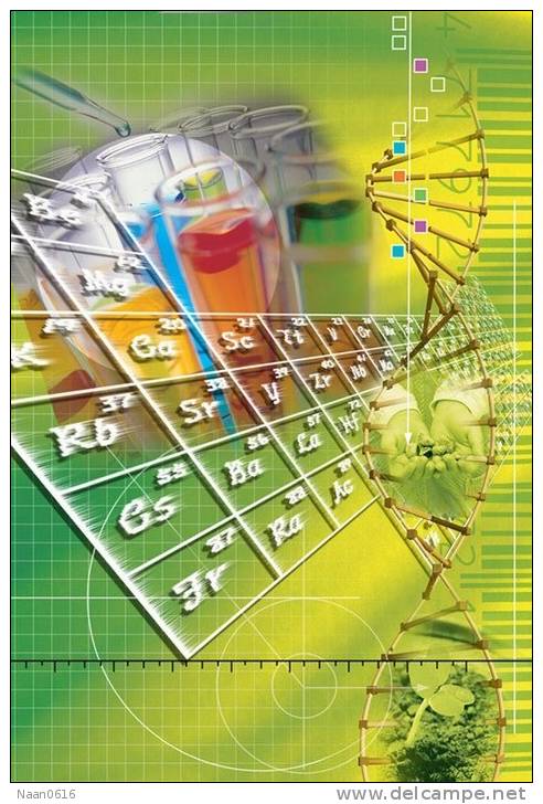 [CA04-081  ]   Chemist  Chemistry Gene DNA Biochemistry    , Postal Stationery --Articles Postaux -- Postsache F - Chemistry