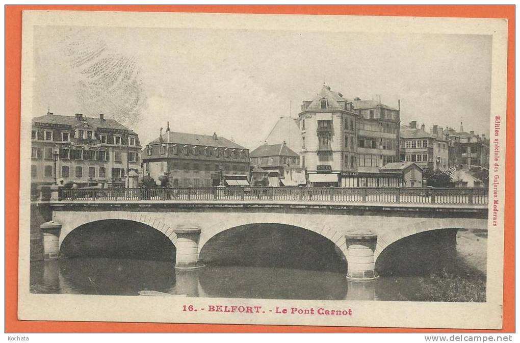 L038, Belfort, Le Pont Carnot, 16, Non Circulée - Franche-Comté