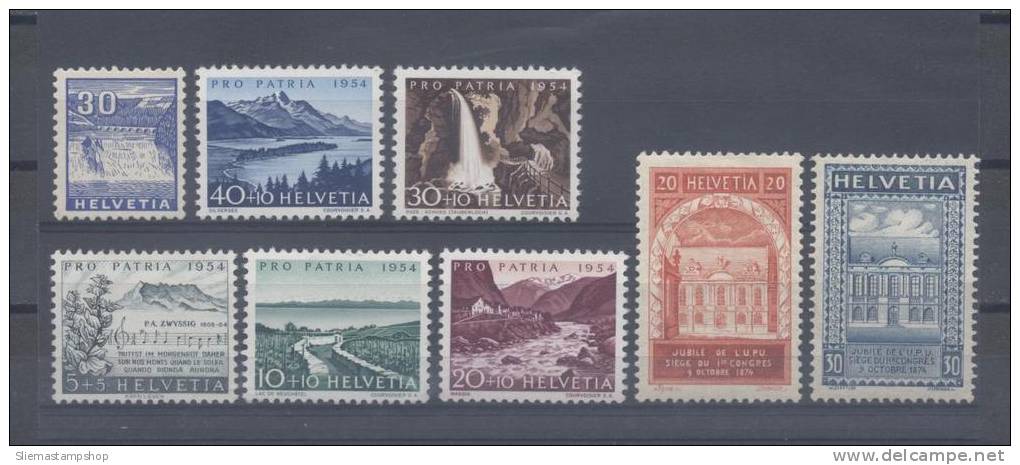 SWITZERLAND - LANDSCAPES, UPU & PRO PATRIA - V5067 - Unused Stamps