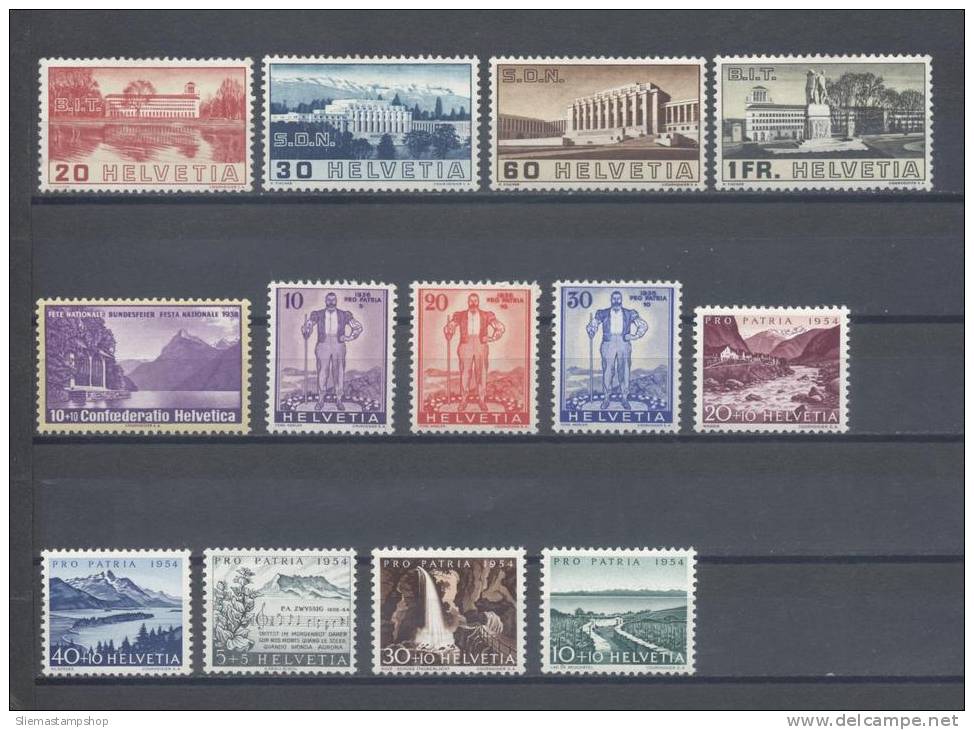 SWITZERLAND - PRO PATRIA, NAT. DEFENCE FUND & INT. LABOUR BUREAU - V5075 - Neufs