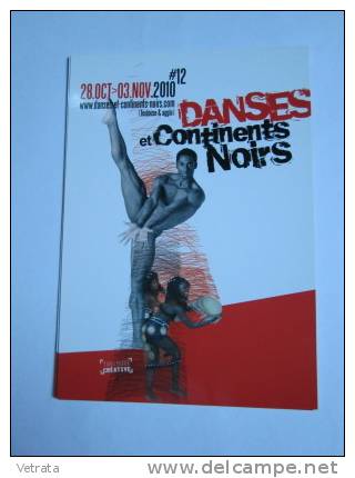 Carte Postale : Danses Et Continents Noirs, Toulouse, 2010 - Danse