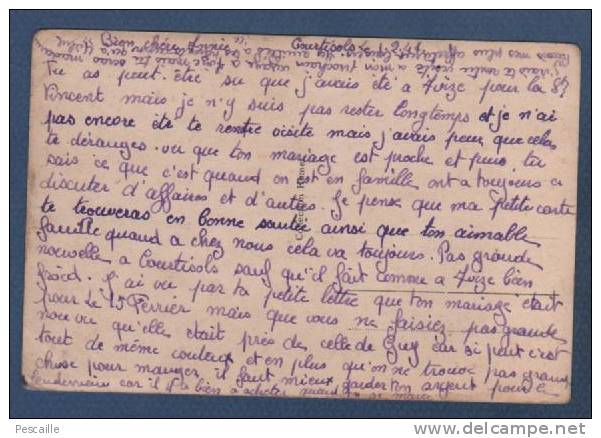 51 MARNE - CP COURTISOLS - A SES MORTS 1914-1918 - 1939-1945 - COLLECTION HEMET ? - Courtisols