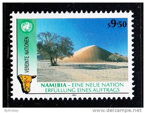 United Nations - Vienna Scott #115 MNH 9.50s Dune, Namib Desert - Namibia Independence - Ungebraucht