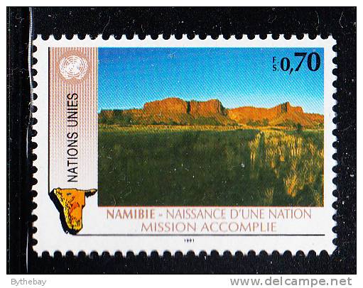 United Nations - Geneva Scott #199 MNH 70c Mountains - Namibia Independence - Nuevos