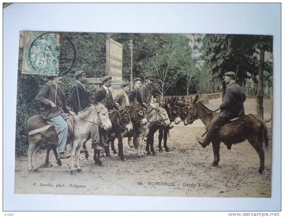 ROBINSON  :  GARDE  à  VÔS  !  -  Carte Couleur  -  SUP Plan  - Donkeys